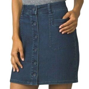 PRANA BLUE MINI SKIRT‎